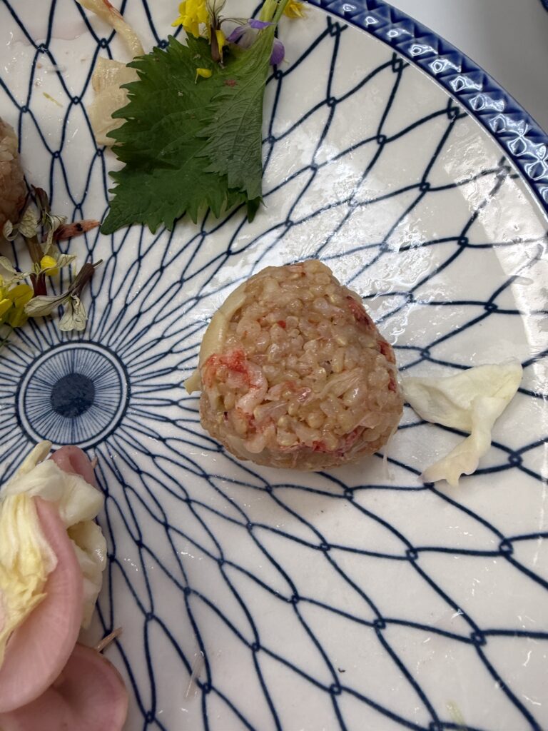 桜海老と筍おむすび