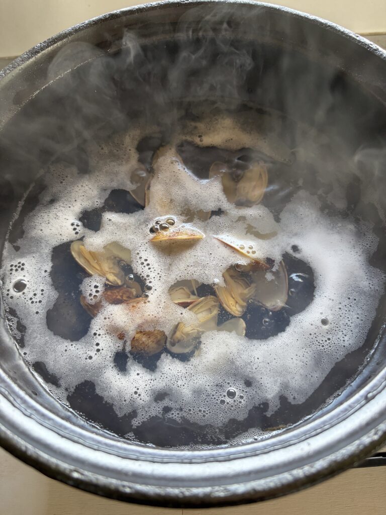 カレー材料あさり